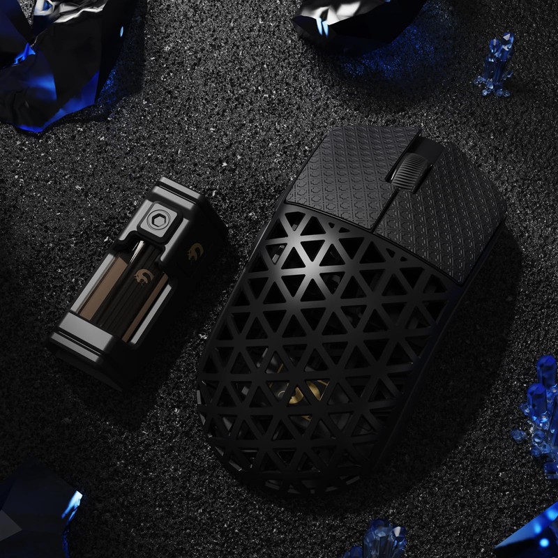 MAMBASNAKE M5 Ultra Wireless Gaming Mouse,39g Carbon Fiber,42K DPI PAW3950