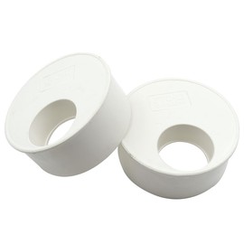Namvo 2Pcs Solvent Soil Pipe Reducer, 110mm to 50mm Push Fit Solvent Weld Waste Pipe Fitting, Reducer Connector Soil Pipe Drain Pipe Fittings