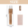 Liquid Eyeshadow, Glitter Metallic Eyeshadow for Brightening Eyes, Long-Lasting and
