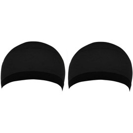 PUBAMALL Gorras de Peluca, redecilla para Pelucas, Accesorios para Pelucas, para Mujeres y Hombres (Negro y Beige, 6 Pack)