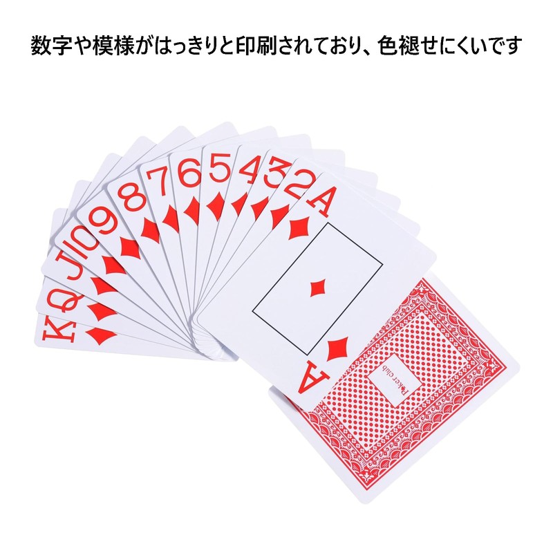 54 Plastic Playing Cards Waterproof Stylish Simple Card Games Party