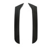 2 Pcs Rear Window Spoiler Glossy Black Left Right Side