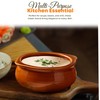 OCS Parts Brown Stoneware Onion Soup Bowls | Set of