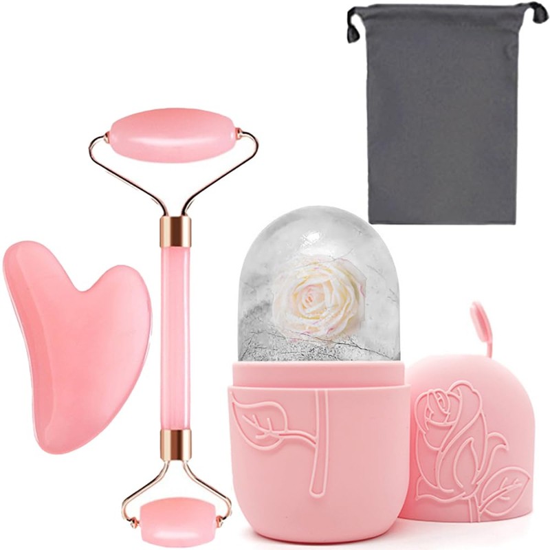 Face Ice Compress Scraping Gift Box, Usted puede dar masaje