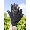 Rhinegold Fleece Lined Gloves-Small-Black