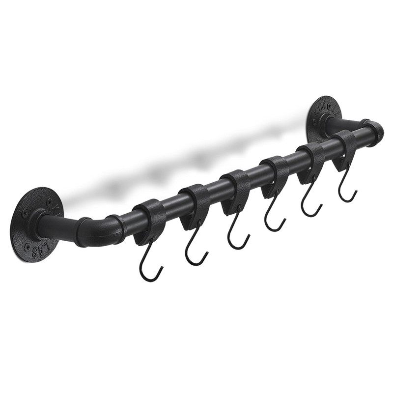Brute Strength - Multifunctional Leather S-Hooks - Black - 2