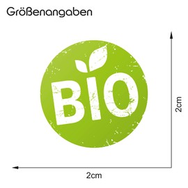 Finest Folia 500X Product Sticker Organic, Vegan, Gluten Free, Lactose Free, Vegetarian