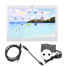 Smart Tablet for Android 7.0 10.1in IPS HD 2GB RAM 32GB ROM Quad Core Tablet 100‑240V EU Plug