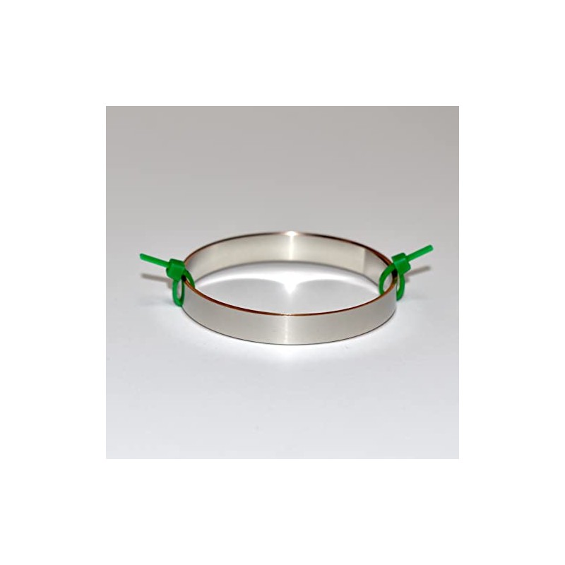 Nickel-plated Pure Copper Strip; 8mm wide x 0.15mm thick flat