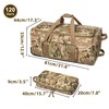 120L Tactical Duffle Bag Rolling Duffle Bag with Wheels And
