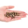 20Pcs M5 Threaded Inserts for Wood, M5x10mm Furniture Nuts Carbon