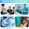 Cooperwin Clipboards Nursing Clipboard Trifold Foldable, 3 Layers Aluminum Nurse