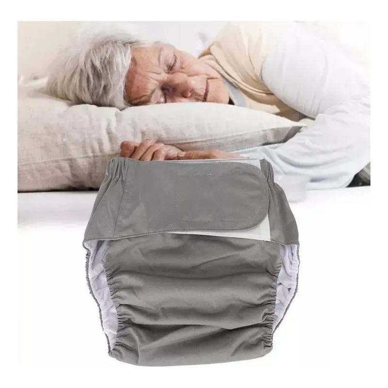 Pañal De Tela Geriátrica Ecológico Lavable Wv Para Adultos