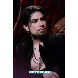 Notebook : Dave Navarro Red Hot Chili Peppers Notebook Lined Pages Thankgiving Notebook For Students, Teens, Home and Work #472