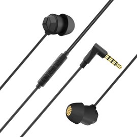 GEEKRIA - Tapones de oído aisladores de ruido, auriculares para dormir, mini cómodos ASMR para dormir, apto para insomnio, sonidos ambientales, viajes de aire, sueño lateral/ligero, ruido blanco con micrófono y control de volumen, color negro