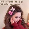 3 Pairs Bow Hair Clips for Women Girls Hair Bow