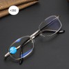 Folding Metal Anti Blue Rays Presbyopic Glasses Visual Fatigue Relief