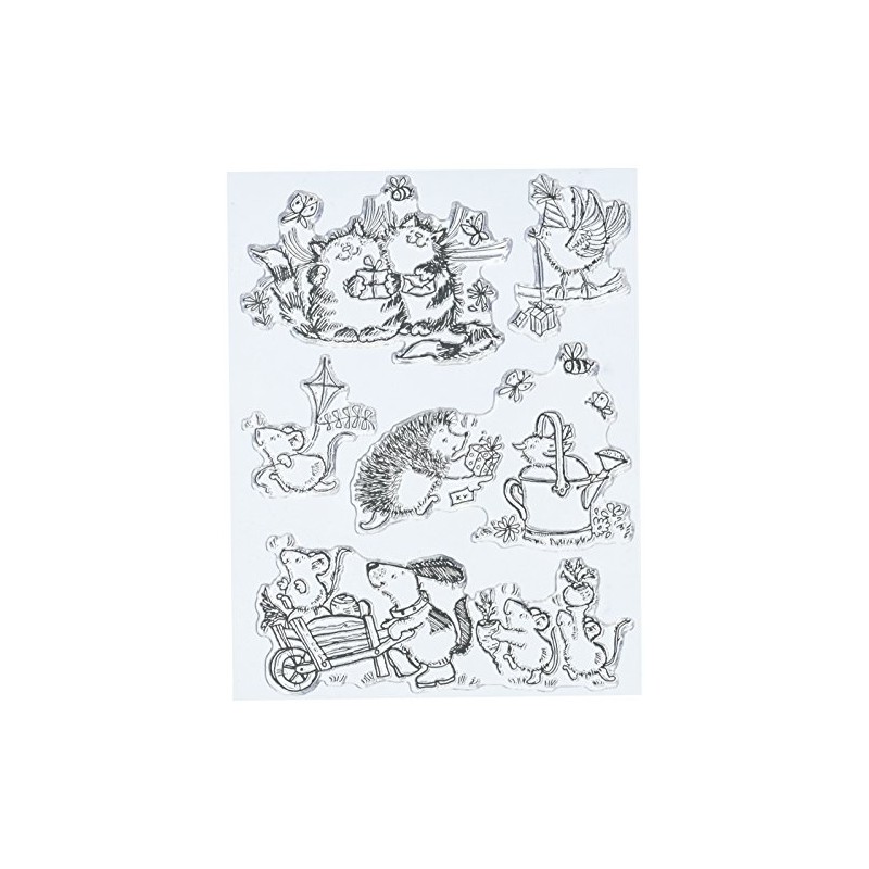 Penny Black Clear Stamps 5 x 7-inch-Critter Fun, Other, Multicoloured,
