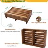 Acacia Wood Step Platform (25'' L x 16'' W x