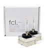 fcl. D1S HID Bulb, White, 6000K, Compatible with Vehicle Inspections,