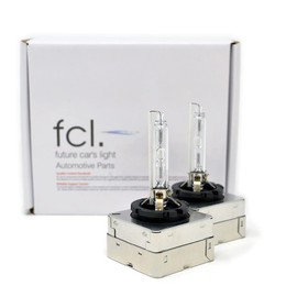 fcl. D1S HID Bulb, White, 6000K, Compatible with Vehicle Inspections, 12 V, Genuine Replacement, 35 W, Projector, Left and Right Minutes, 2 Pieces
