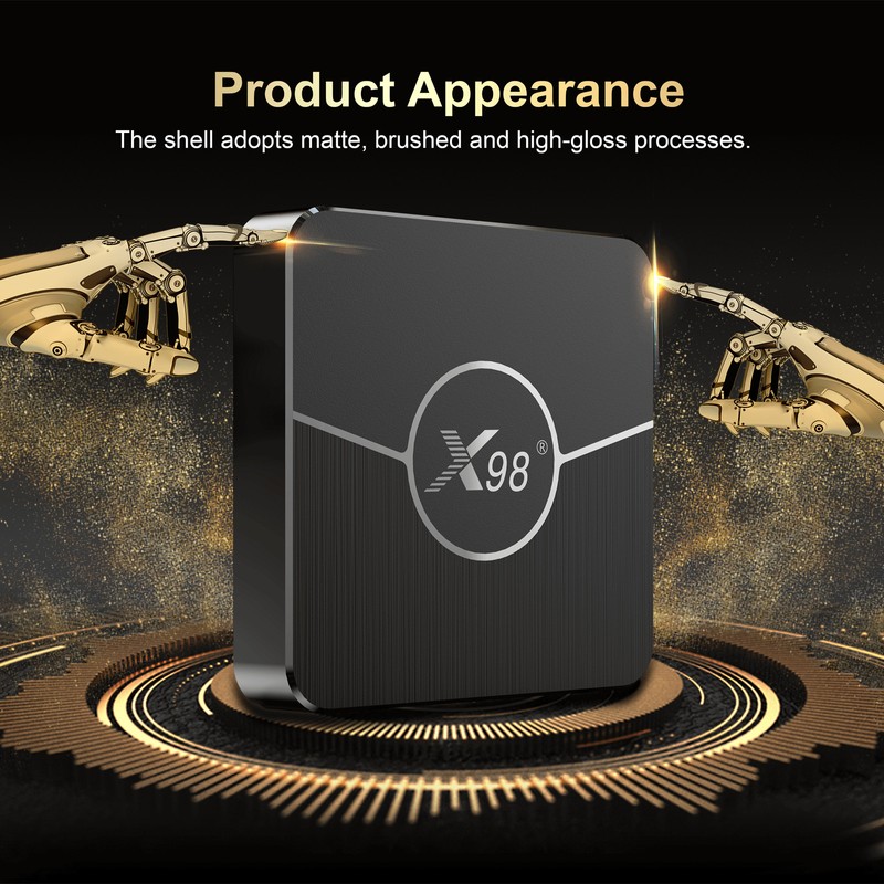 X98 Plus Android 11.0 Smart TV Box Amlogic S905W2 UHD