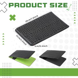 Humyoun 2 Pcs Leather Golf Scorecard Holder Golf Score Card Book Yardage Book Leather Notebook Journal 7.6 x 4.5 Inch