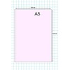 100 Sheets of Matt Label Paper 80g A5 205x145mm with