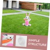 MERRYHAPY Giant Inflatable Easter Bunny Statue for Yard Decorations Easy