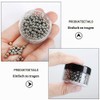nuoshen 2 x 400 pieces stainless steel cleaning beads, 3