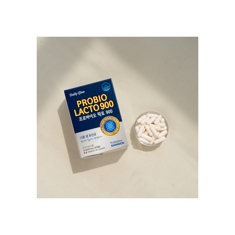 Daily One Probiolacto 900 Probiotics 10 Billion CFU Guaranteed Strain,
