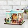 DIY Miniature House Kit with LED Light,Tailor Shop Mini House