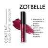 ZOTBELLE LIQUID MATTE LIPCOLOR (CARPE VINUM) Is Creamy and Luxurious,