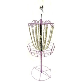 Byrdy Cage 2-in-1 Adjustable Disc Golf Basket - Standard to Skinny Target (Lavender)