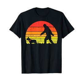 Bigfoot Sasquatch French Bulldog Retro Frenchie Pet Dog Gift T-Shirt