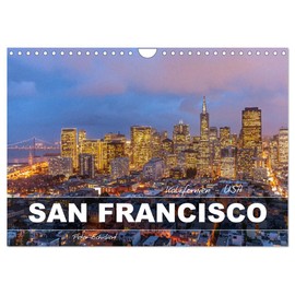 California - USA - San Francisco (Wall Calendar 2026 DIN A4 Landscape), CALVENDO Monthly Calendar