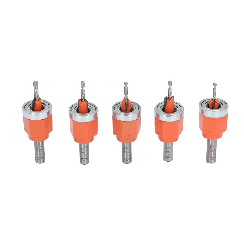 5 Pcs Countersink Drill Bit Set 2.8 3 3.2 3.5