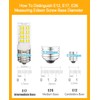 Tupolife KEI D28x kel 2816x Refrigerator Bulb 3W E17 LED