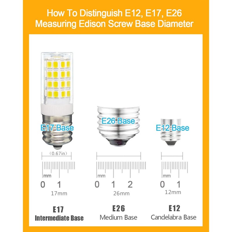 Tupolife KEI D28x kel 2816x Refrigerator Bulb 3W E17 LED