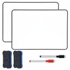 A4 Whiteboard, Hiziwimi 2Pcs 30X21cm Dry Erase Mini Whiteboards, A4