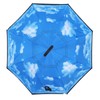 Wxjiahetai Inverted Reverse Umbrella with C-shaped Handle Windproof Upside Down