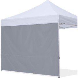 Canopy Sunwall, Sidewalls for Canopy Camping Tent, Sun Shade and Waterproof Protection Pop Up Gazebos, Tent Sidewalls Outdoor Garden(Grey,200x300cm)