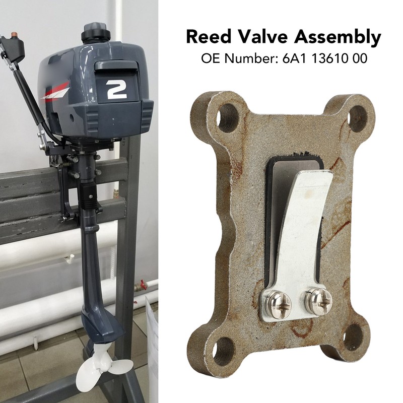 Reed Valve Assembly 6A1 13610 00 Excellent Sealing Heat Resistant