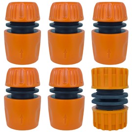 YUANBAO Garden Hose Quick Connectors, Hose Repair Connector, Hose Pipe Fittings (1/2" Quick Connectors)