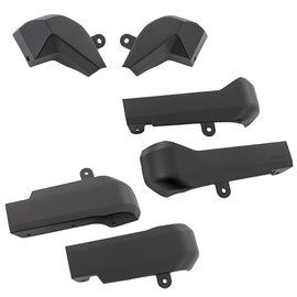 Rough Country Mud Flap Delete for GMC Sierra 2500HD/3500HD (2020-2025) - Heavy-Duty ABS, Easy Install, Increased Tire Clearance