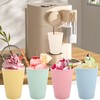 AKOLAFE 16 Pack Coloured Plastic Cups 350ml Reusable Hard Plastic