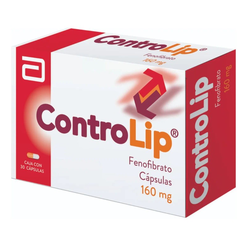 Controlip Cápsulas De Liberación Prolongada 160 Mg, 30 Cápsulas