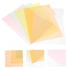 DOITOOL 5sheets Binder Dividers Plastic Index Tabs Organizers for Notebooks