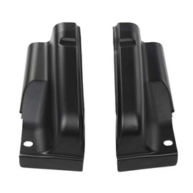 G-PLUS Outer Rocker Panels Compatible with Ford F150 2009-2014 4 Door Crew Cab Black