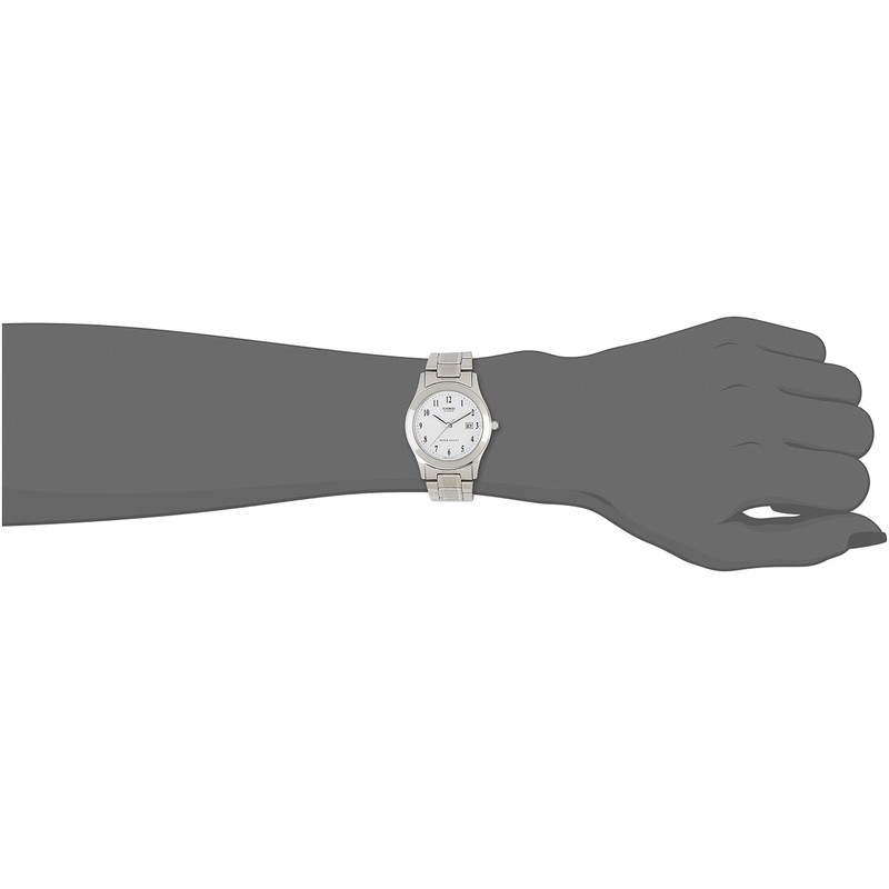 Casio Collection LTP 1141PA 7BEF Women's Watch, Silver/white, Bracelet